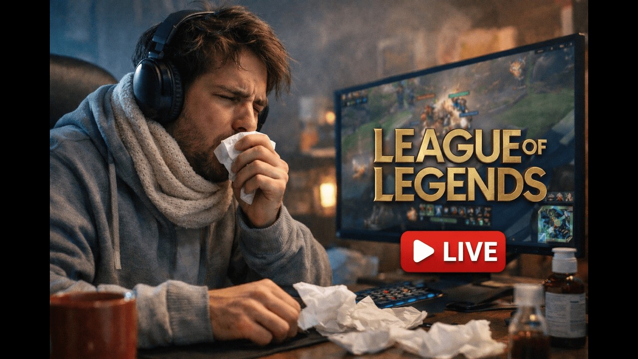 League of legends - DIA 2 RESFRIADO, RANKEDS? Si puedo..