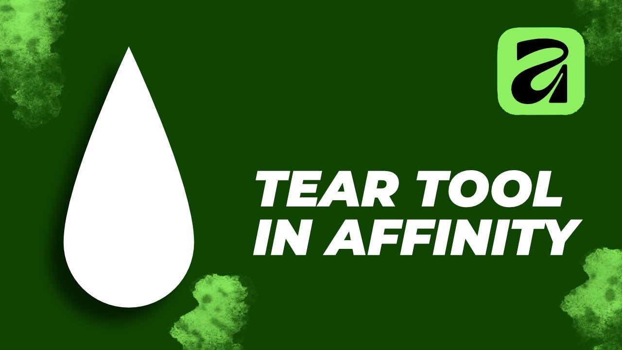 Realistic Water Droplets in Affinity 3: The Tear Tool Hack