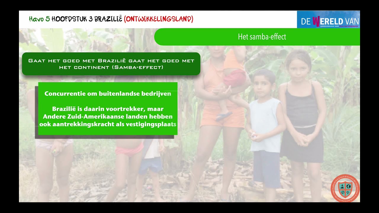 De wereld van Havo 5 H3 §9 De positie van Brazilië  in Zuid-Amerika