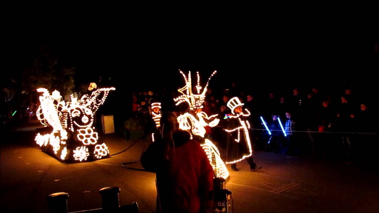 Hansa Park Lichterparade komplett mit Feuerwerk 2012