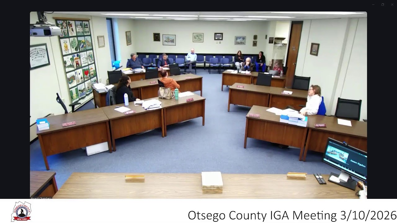 Otsego County IGA Committee Meeting 3/10/2026