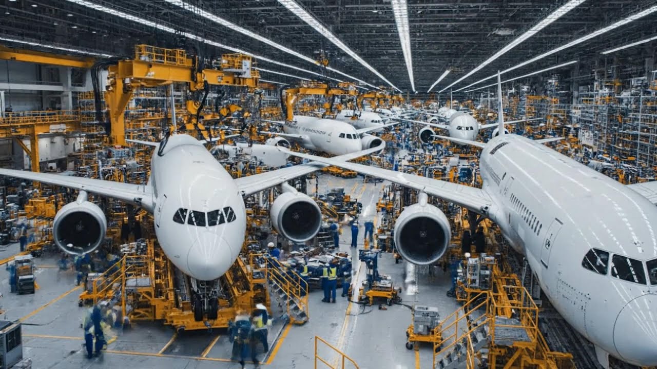 Inside the World's Largest Airplane Factory: Building the $400M Boeing 787 Dreamliner (Full Process)