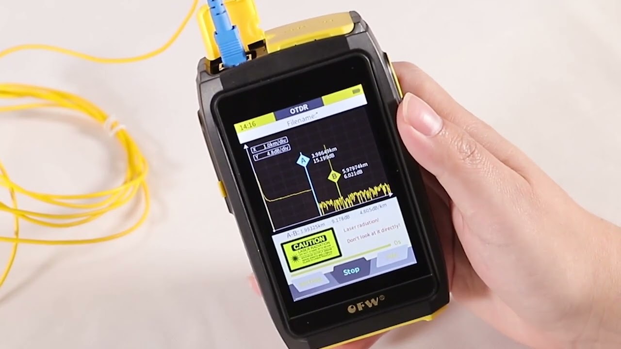 How to use Mini OTDR FWT-100?