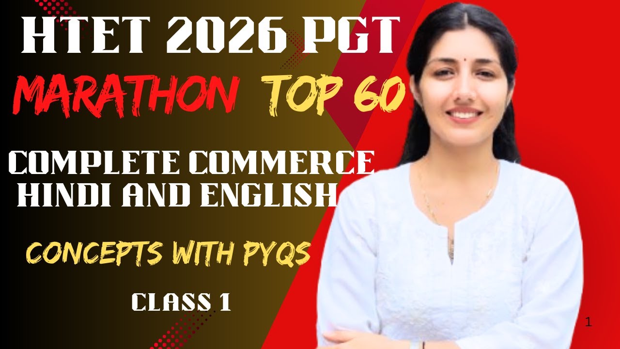 HTET 2026 || CLASS 1 COMPLETE PAPER SOLUTION !!!TOP 60 QUESTIONS || CONCEPTS WITH PYQS