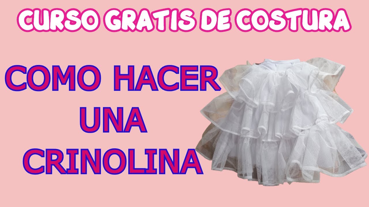 COMO HACER UNA CRINOLINA PASO A PASO
