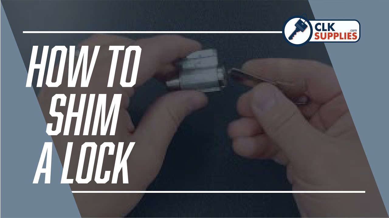 Locksmith Training: How to Shim a Lock - Quick, Simple, and Cheap!