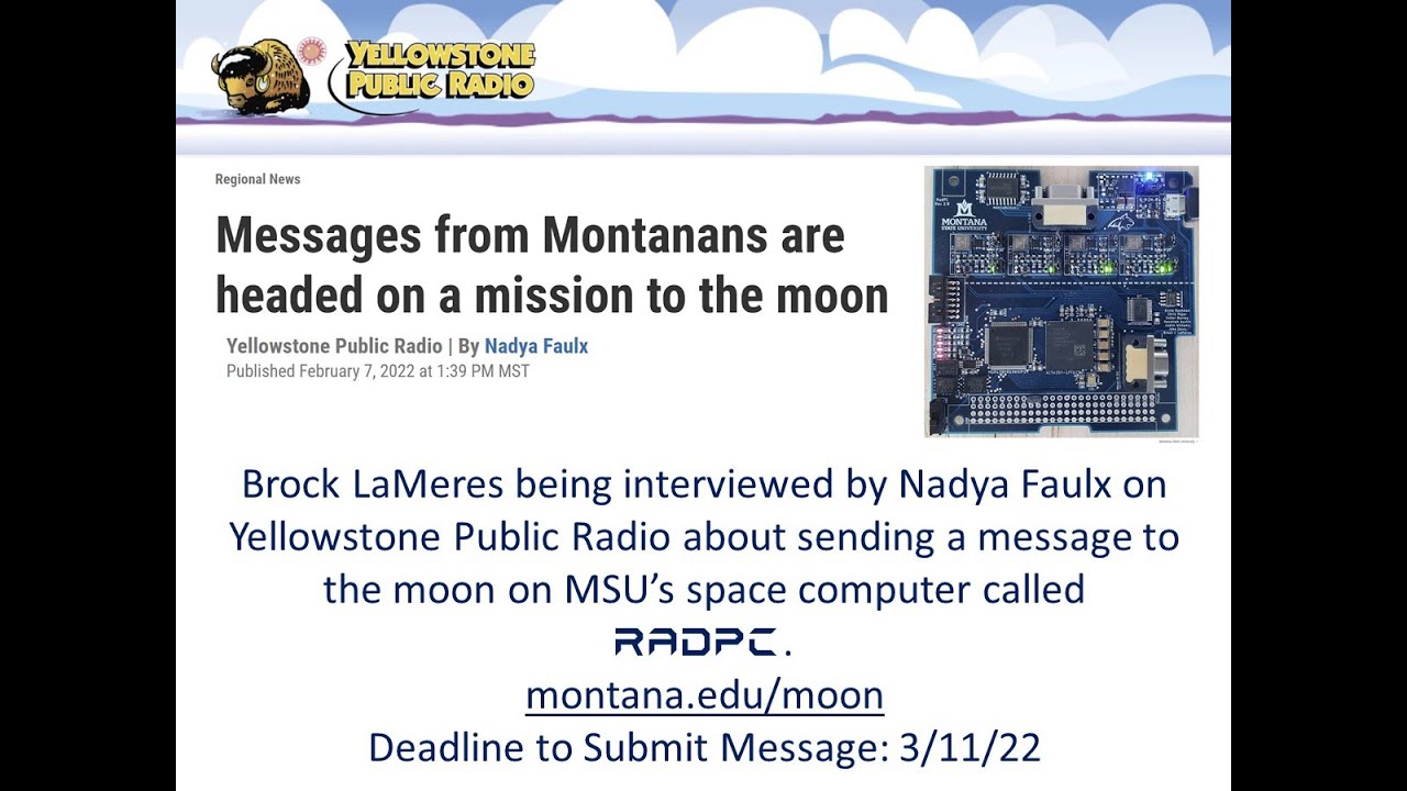 LaMeres' YPR Interview about Moon Messages (2/7/22)