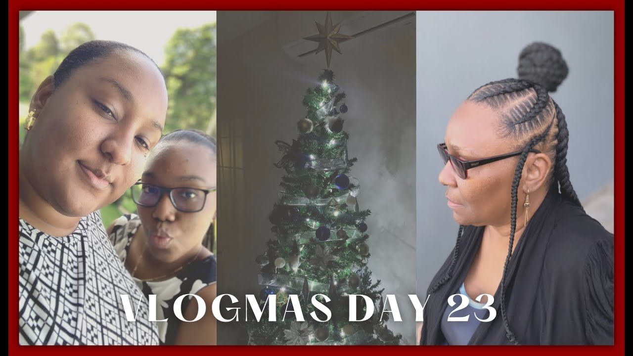 VLOGMAS DAY 23: PUTTING UP THE CHRISTMAS TREE (FINALLY) + GOODBYE UNCLE🙏🏽🕊️ | TRINIDAD YOUTUBER