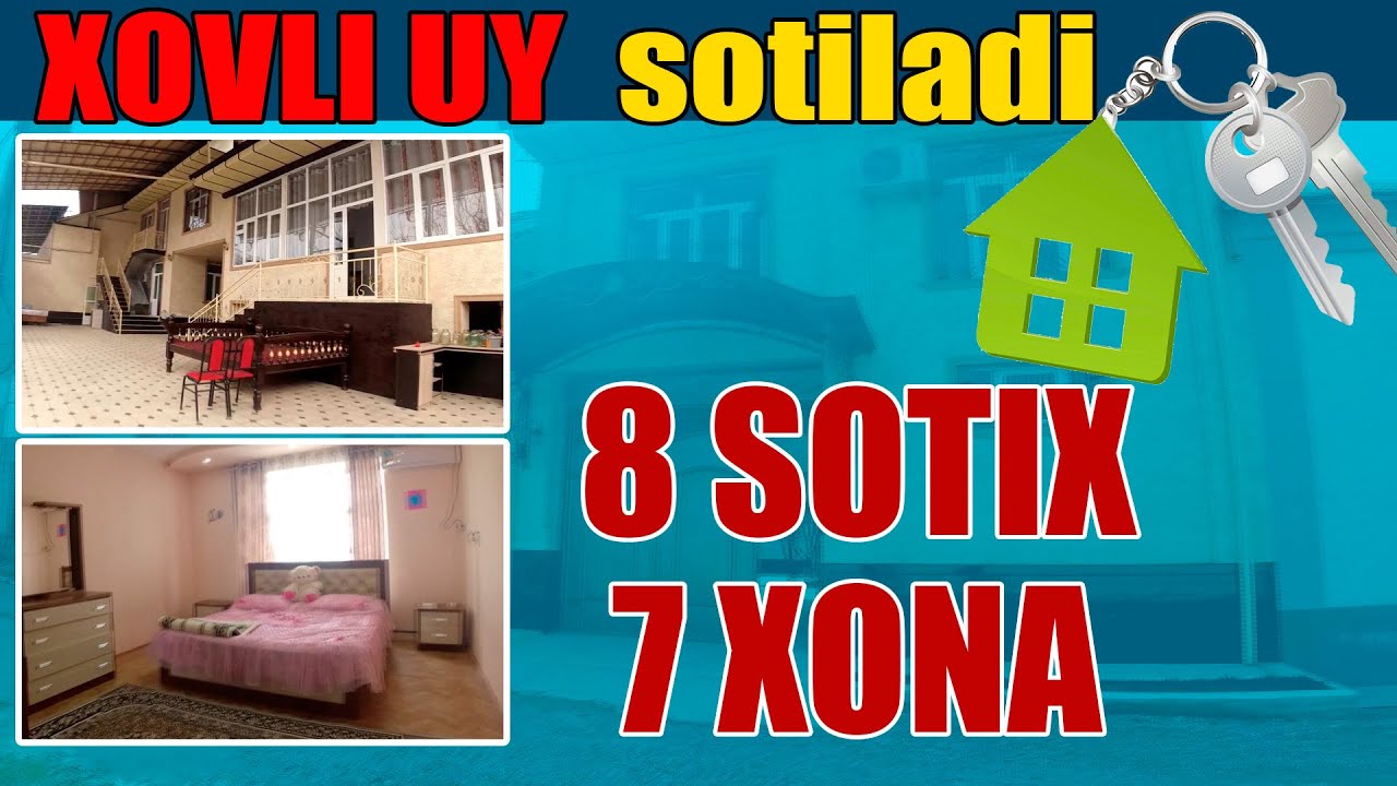 Xovli UY SOTILADI | Andijon 8 Sotix 7 xona Uy market | Ховли УЙ СОТИЛАДИ | Андижон 8 Сотих 7 хона