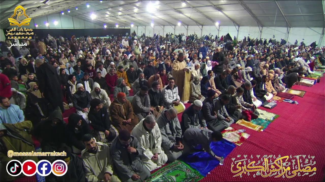 صلاة العشاء تراويح اليوم الخميس 22 رمضان 1447هـ الموافق 12 مارس 2026 م مع القارئ جعفر السعدي