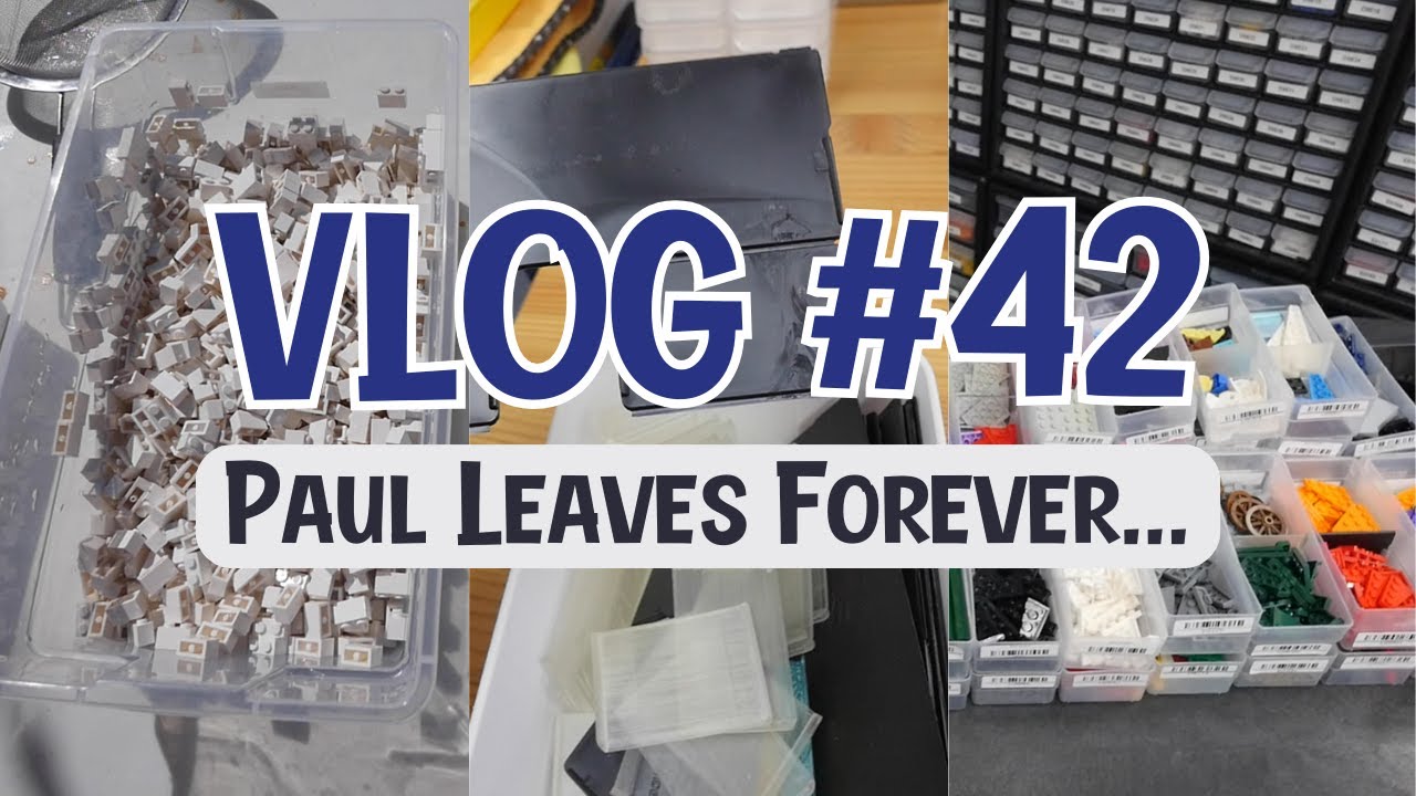 WHITENING BRICKS AND PAUL LEAVES THE STORE!!! | Weekly Lego Selling Vlog #42