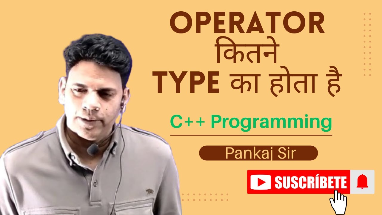 Types of operator according to Operands || C++ Programming || For BCA,B.Sc IT, MCA,M.Sc IT, B.Tech.