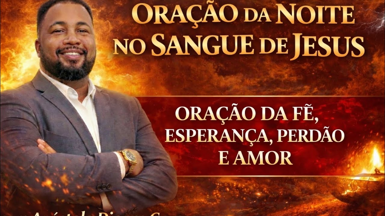 ORAÇÃO DA NOITE NO SANGUE DE JESUS | Entregue Sua Vida a Deus e Durma em Paz