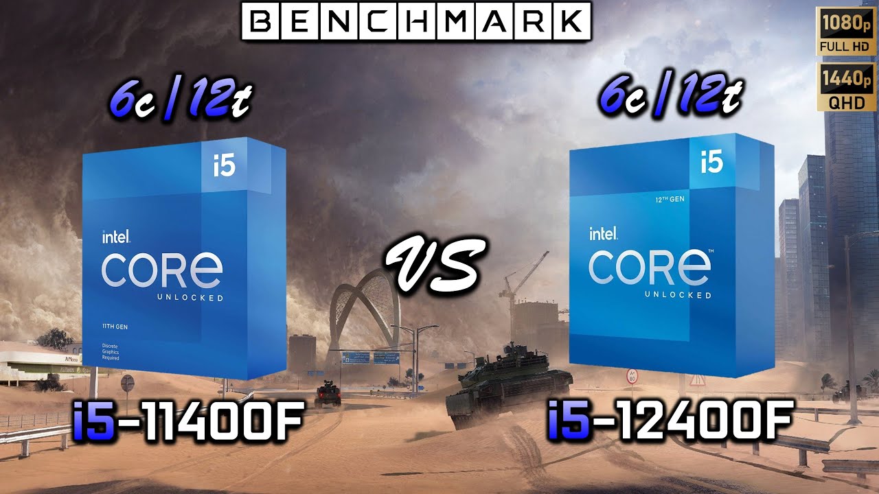 i5 11400F vs i5 12400F // Benchmark // Test in 7 Games