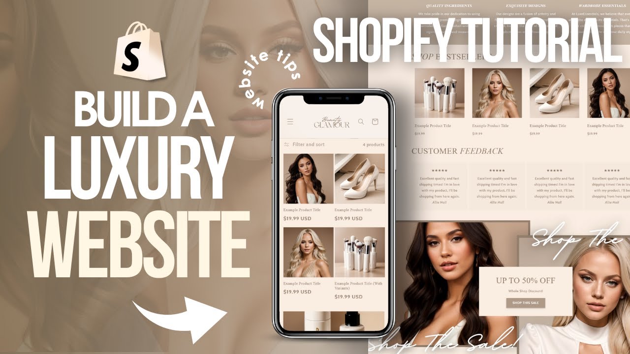 HOW TO BUILD A LUXURY SHOPIFY Store | Shopify Tips 2026