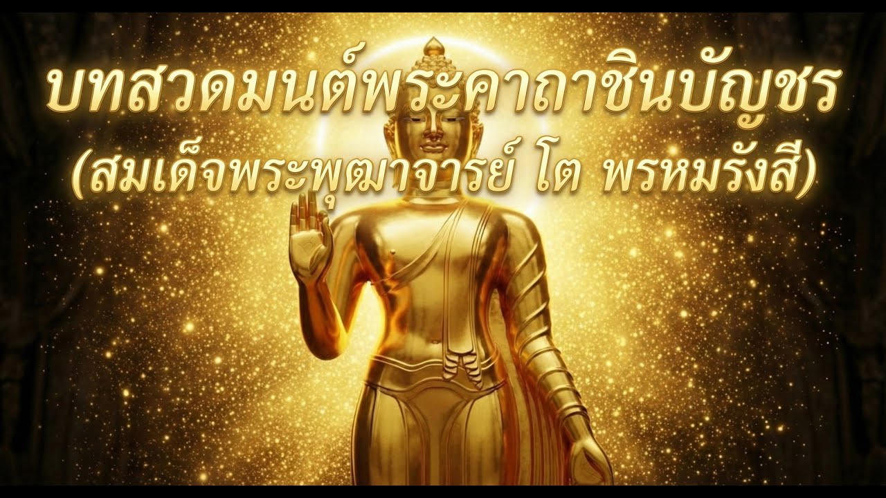บทสวดมนต์พระคาถาชินบัญชร (สมเด็จพระพุฒาจารย์โตพรหมรังสี) สวดก่อนนอนทุกวัน รวยแน่ 
