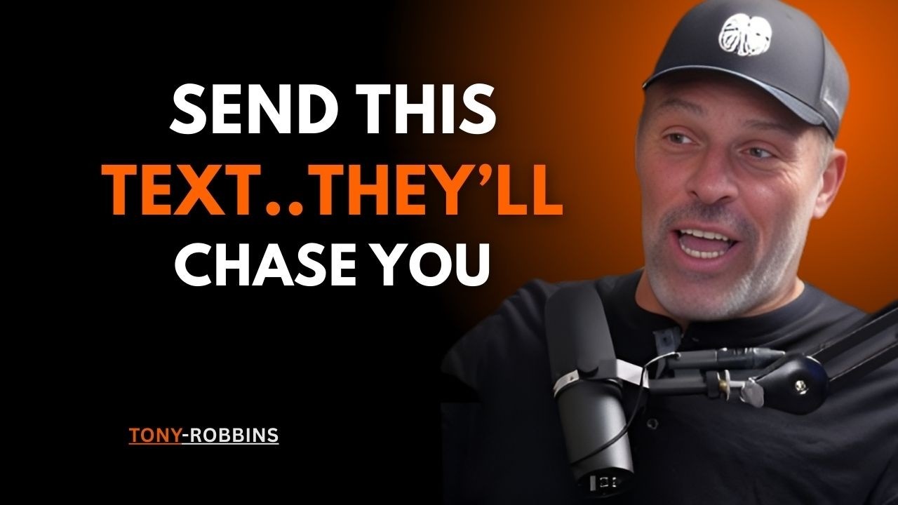 THE ONE TEXT THAT MAKES AN AVOIDANT CHASE YOU || TONY ROBBINS