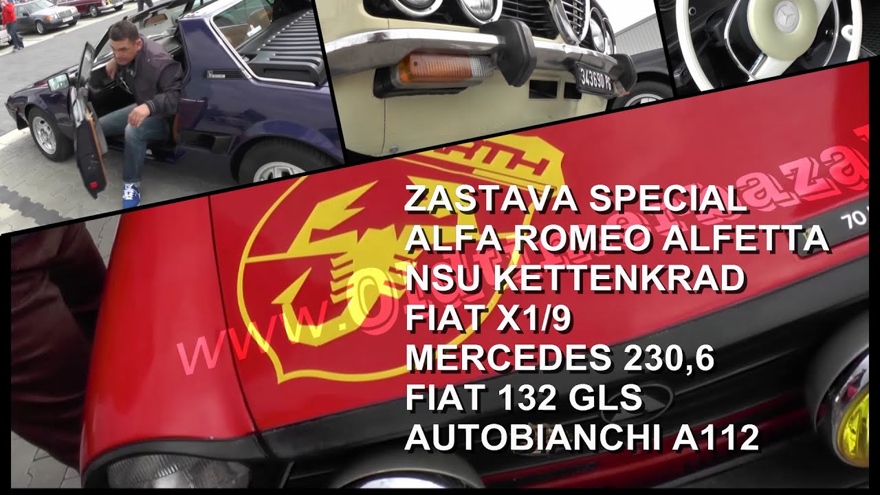 OldtimerbazaR ~ Zastava, Alfetta, Kettenkrad, FIAT X1, Autobianchi - opowiadają właściciele