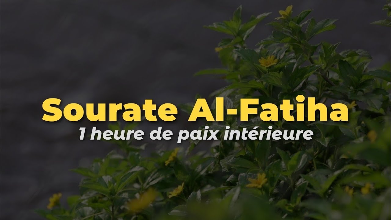 Sourate Al-Fatiha (1 Heure) | Récitation du Coran pour la Paix du Cœur #coran #paix #apaisement