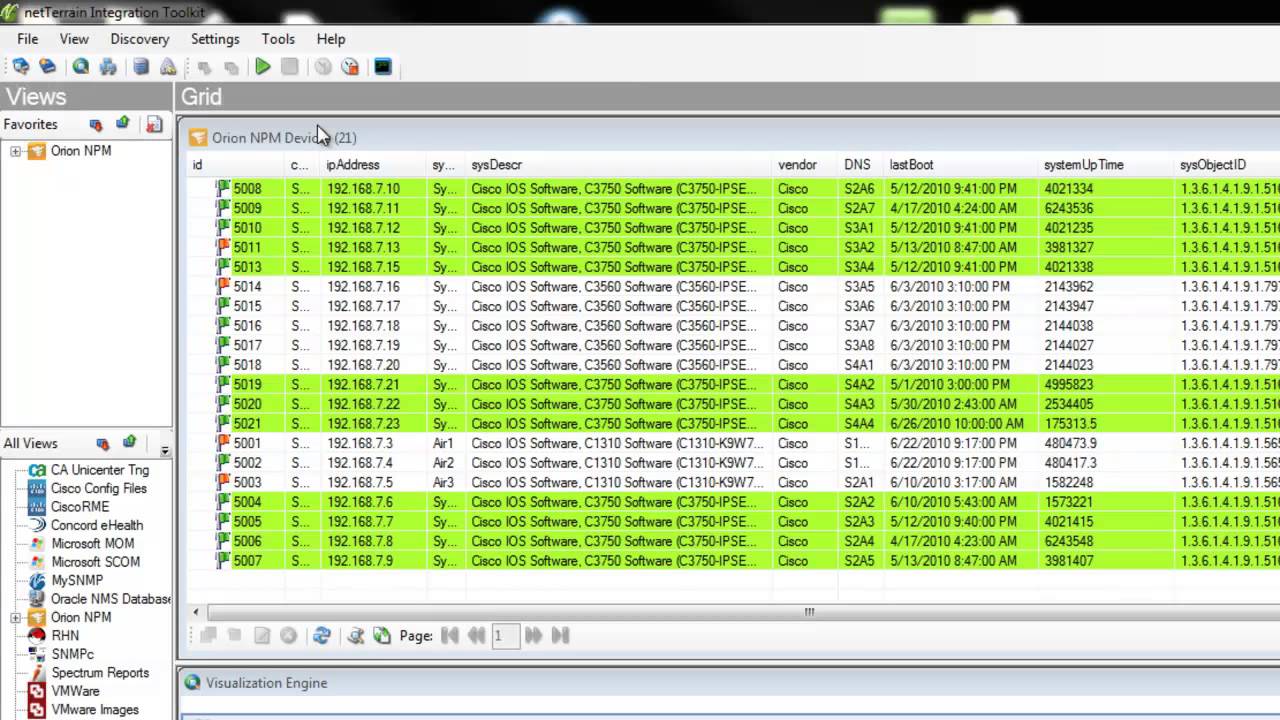 netTerrain Integration Toolkit