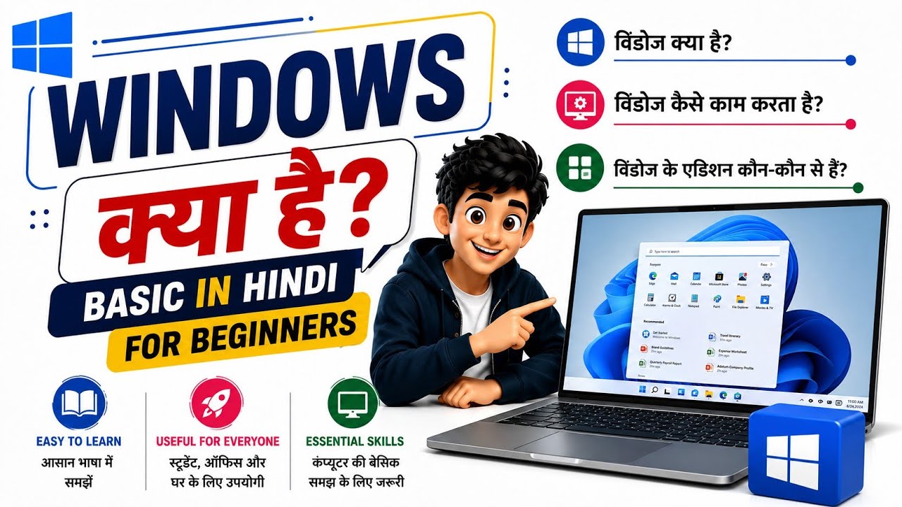 Microsoft Windows क्या है? | Windows सीखें Zero से | Basics ka Bytes