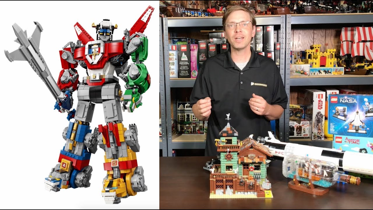 Lego Voltron Preview and Lego Ideas sets, Review, History, and Value