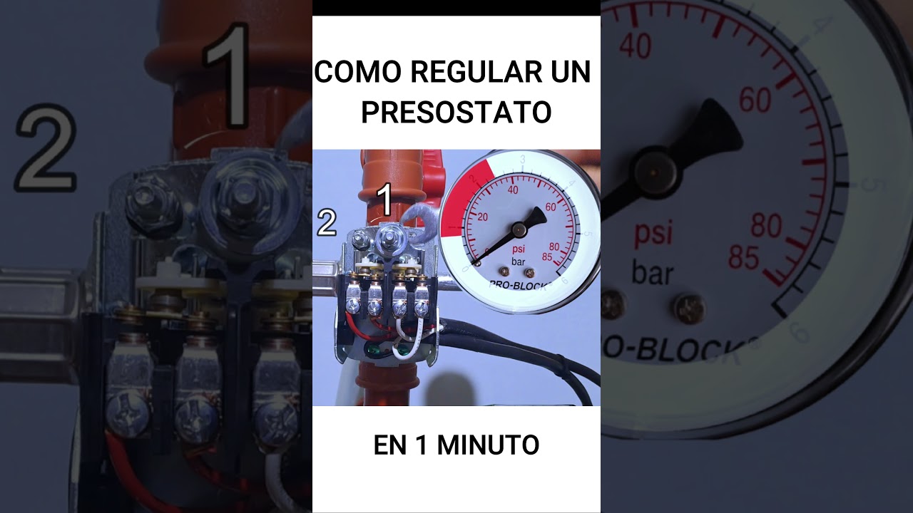 Presostato, Calibraci&oacute;n en 1 minuto #shorts #Shorts
