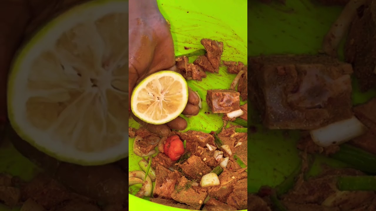 Козлятина в апельсиновом карри 