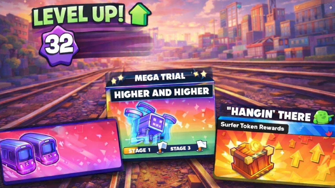 Subway surfers city Gameplay #39 CATCH THAT TRAIN/HIGHER AND HIGHER/HANGIN THERE+Level 32