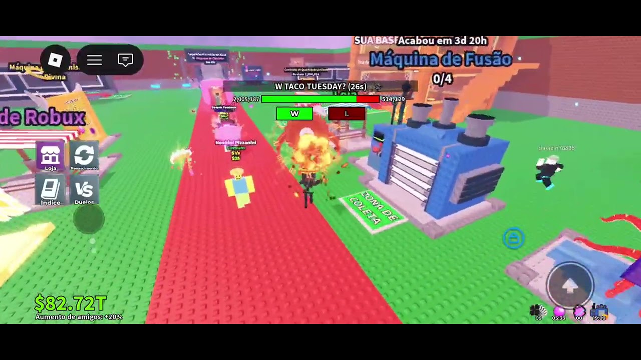 Melhor evento, Sammy spawno tic tac no meu serve