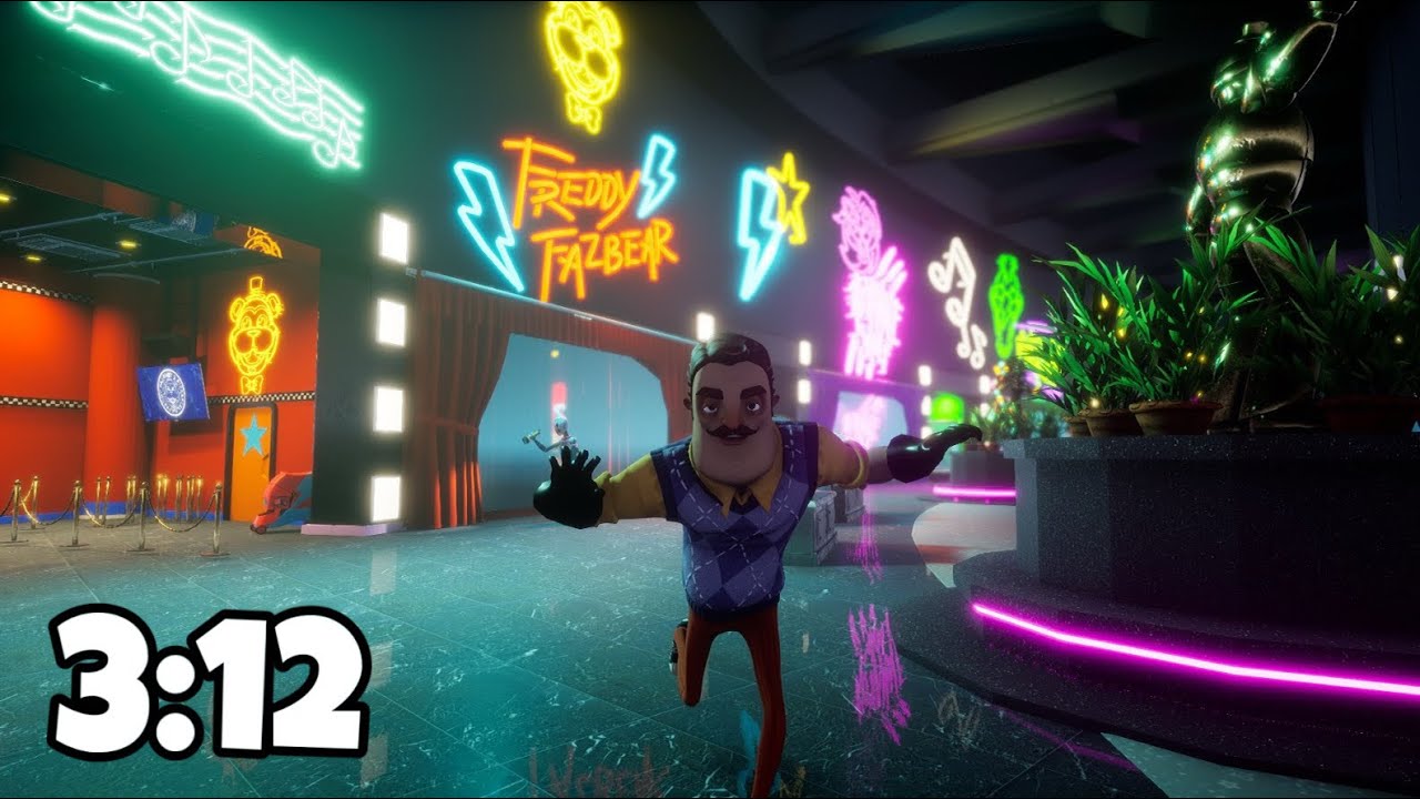 Security Needs (3 MIN SPEEDRUN) | Hello Neighbor Mod