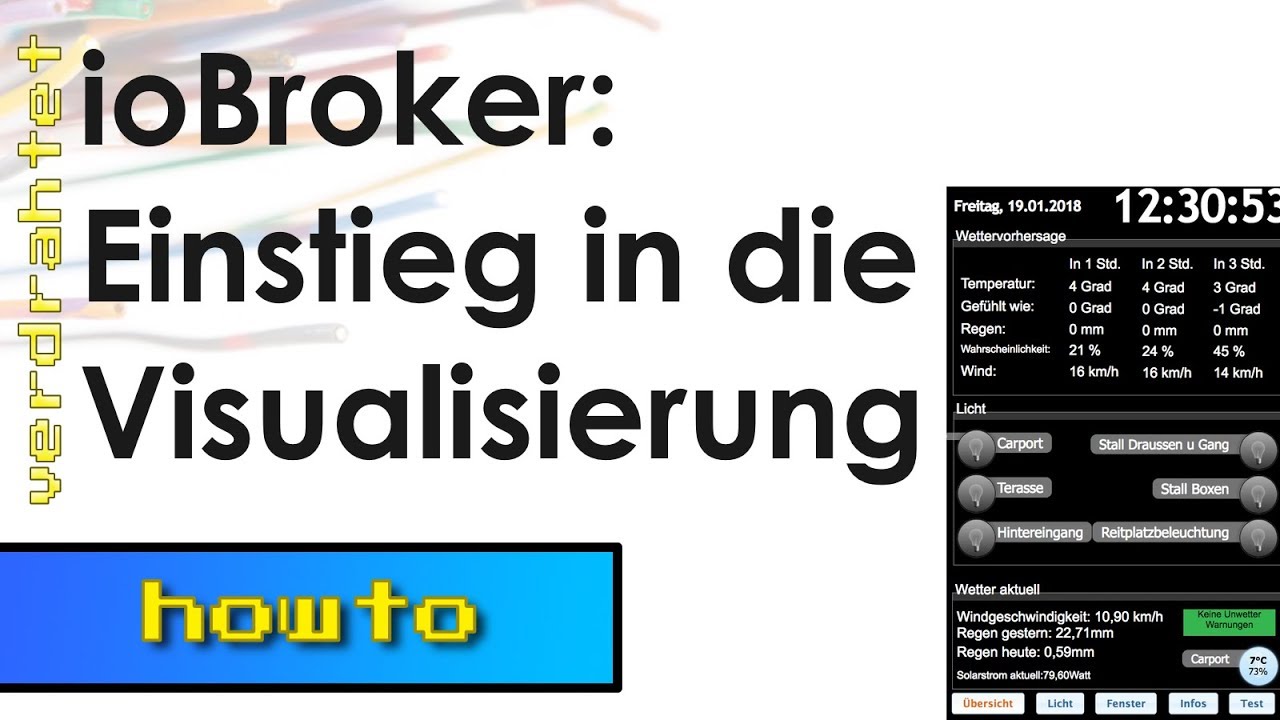 ioBroker Vis #1 - Einstieg in die Visualisierung