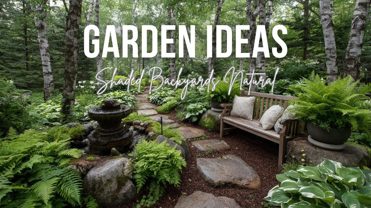 Rustic Woodland Garden Ideas for Shaded Backyards Natural Paths and Vintage Charm