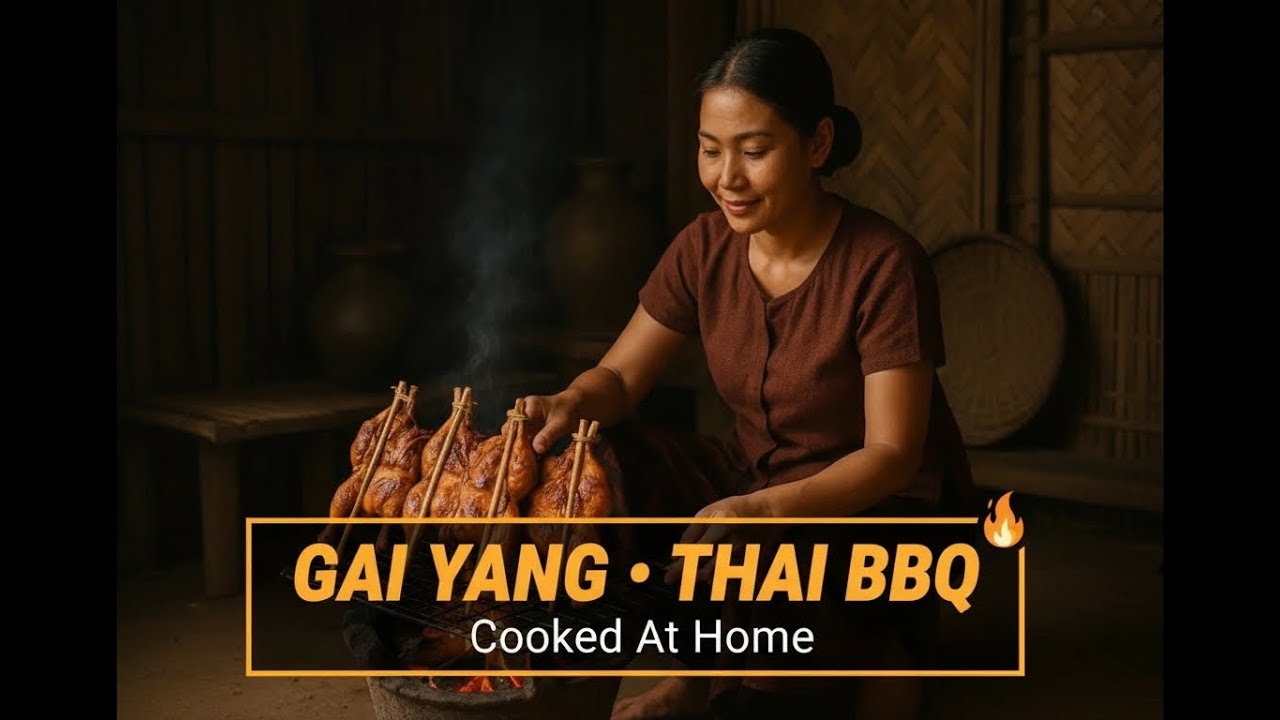 Thai BBQ in the Rain — Gai Yang Cooked Outdoors | Search Your Heart