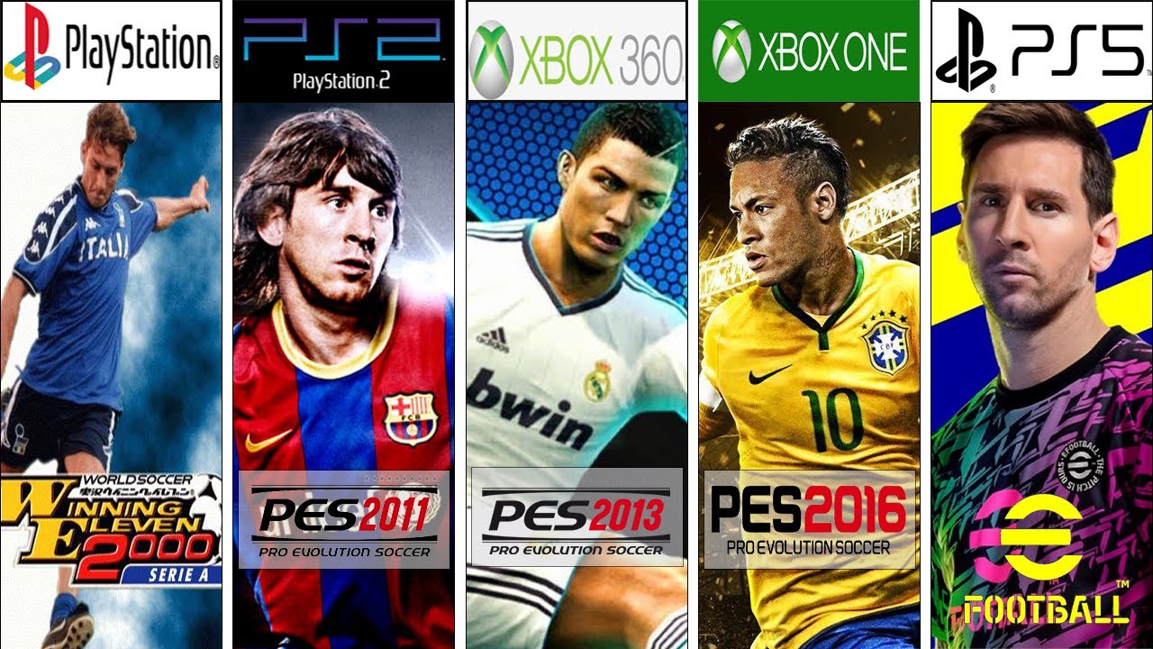 Эволюция игр PES (1994–2022)