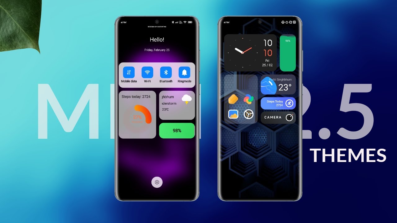 Top 3 New Miui 12.5 Themes For End February 2022 | New Control Center & System Ui | Miui Themes