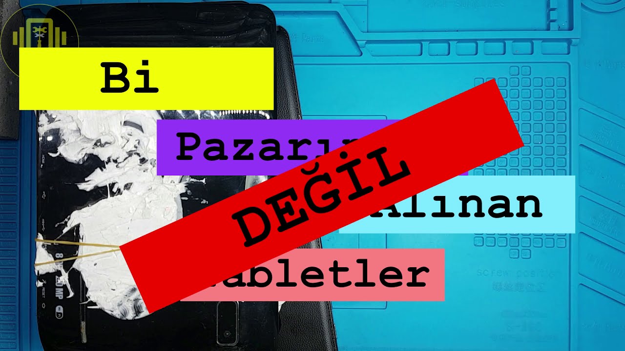 BİT PAZARI AYAĞIMA GELDİ - Para Vermedik Tablet Tamir