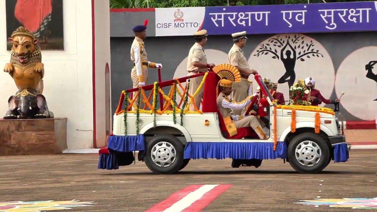 Passing Out Parade of 46th batch of CT/GD (Basic Course) held at CISF RTC Mundali.