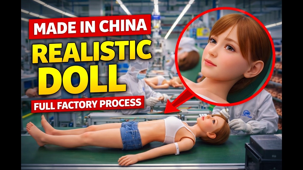 How Ultra Realistic Silicone Dolls Are Made in China Full Factory Process
