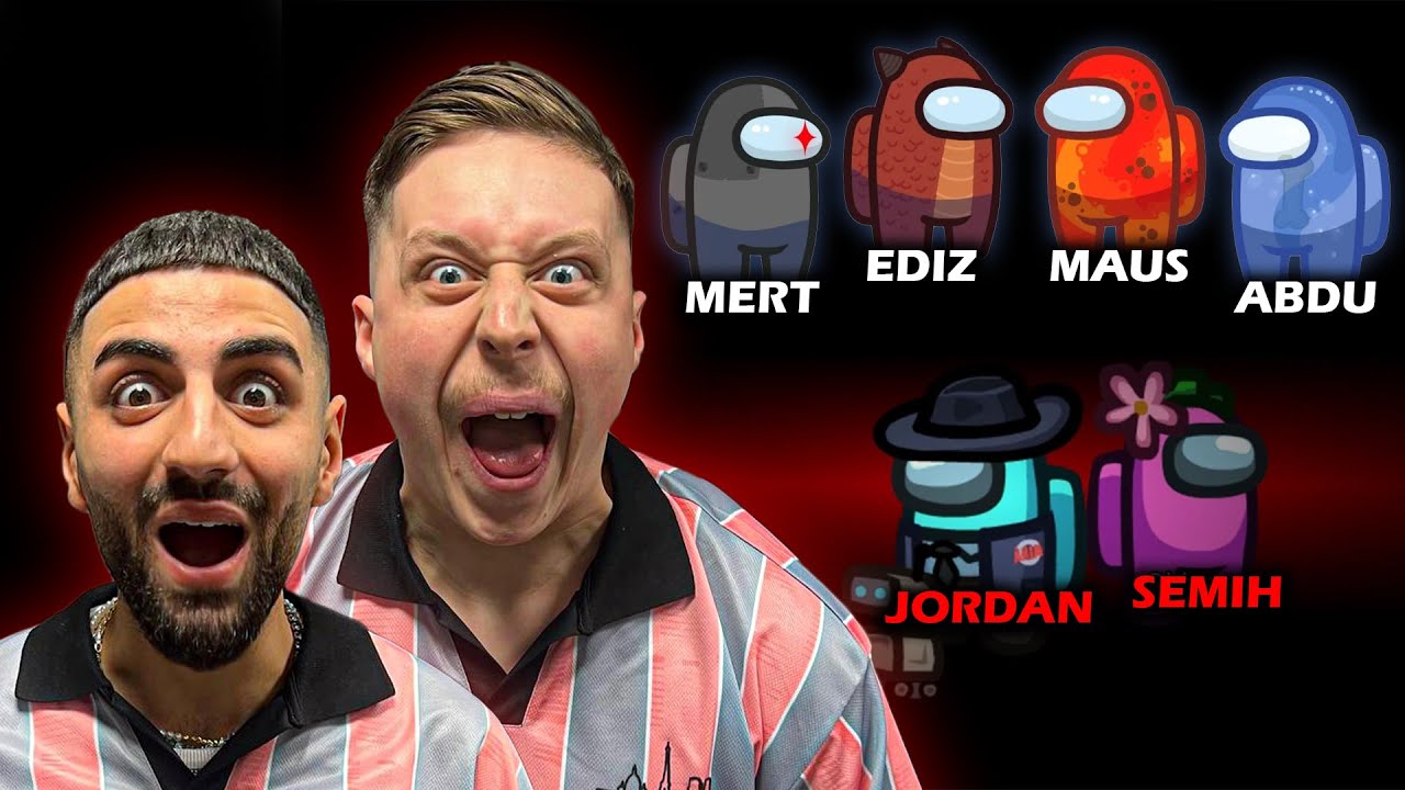 Jordan & Semih SPIELEN ERSTE mal AMONG US mit MERT, ABDU, EDIZ und CO