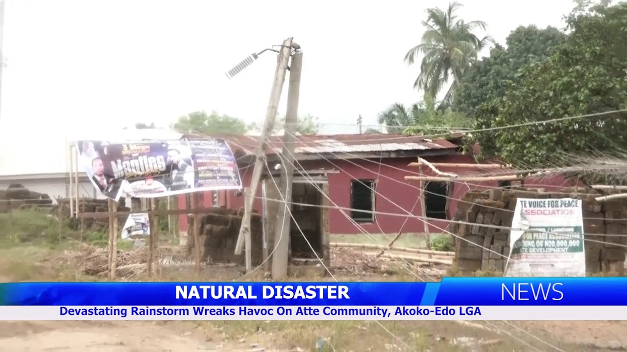 Devastating Rainstorm Wreaks Havoc On Atte Community, Akoko-Edo LGA