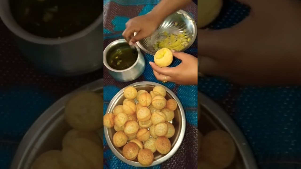 local style Pani puri 🔥🥵