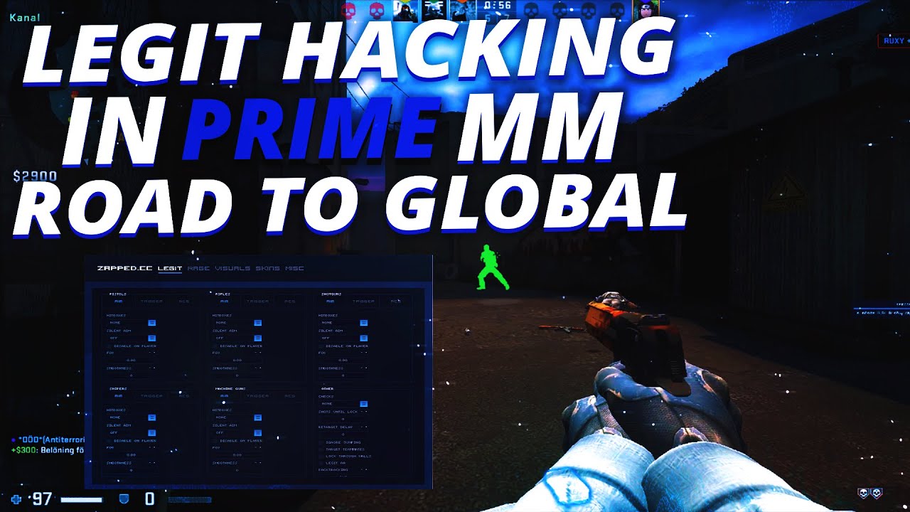 CS:GO LEGIT HACKING | 45 KILLS... | ROAD TO GLOBAL (S1:E1) // ZAPPED REMASTERED