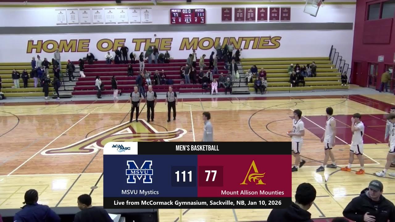 ACAA Men's Basketball 🏀 MSVU @ MTA [10-Jan-26]