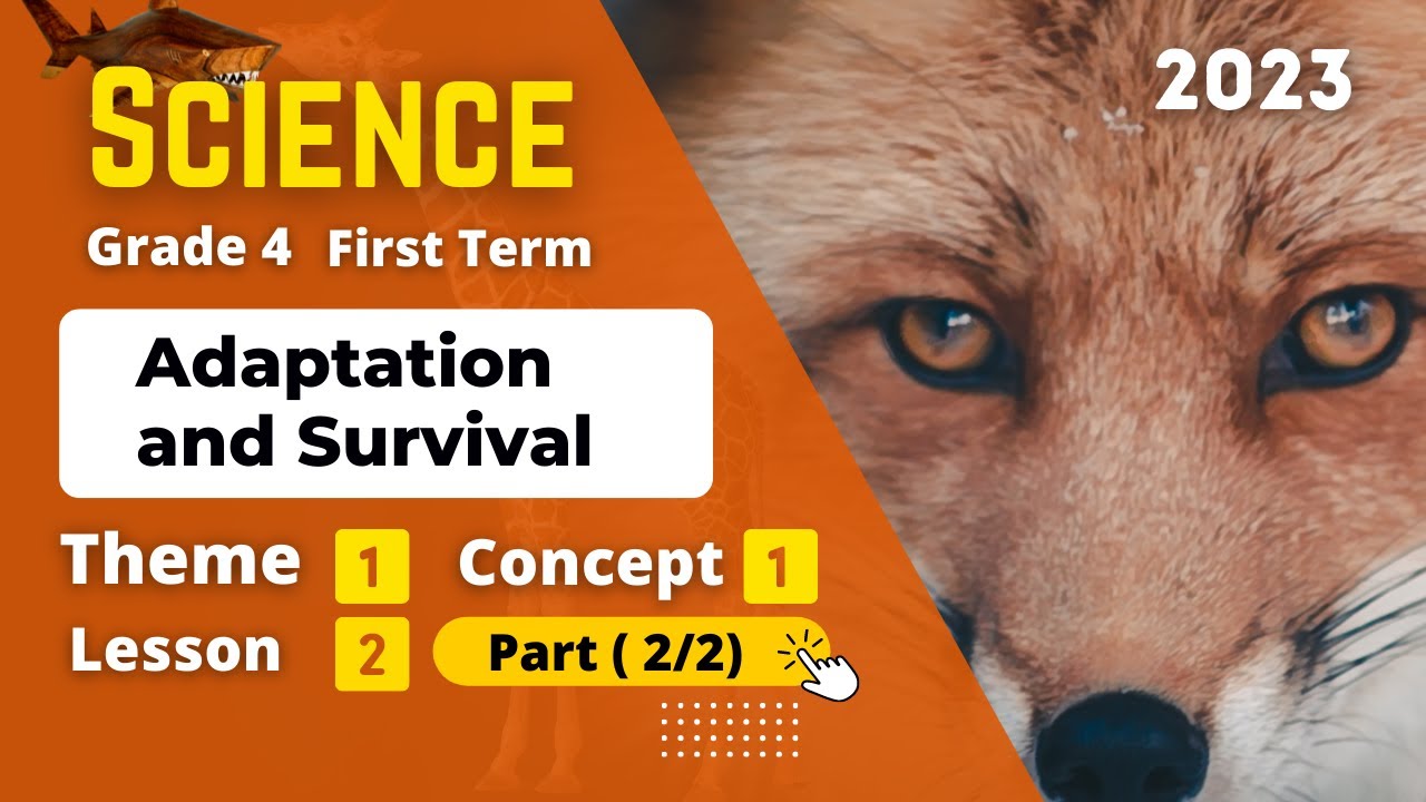 Grade 4 | Science | Unit 1 - Concept 1 - Lesson 2 - Part (2/2) | Types of Adaptations