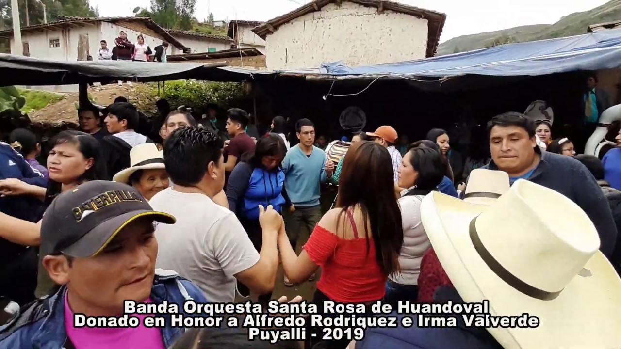 Fiesta de Puyalli 02-2019 - Banda Santa Rosa de Huandoval
