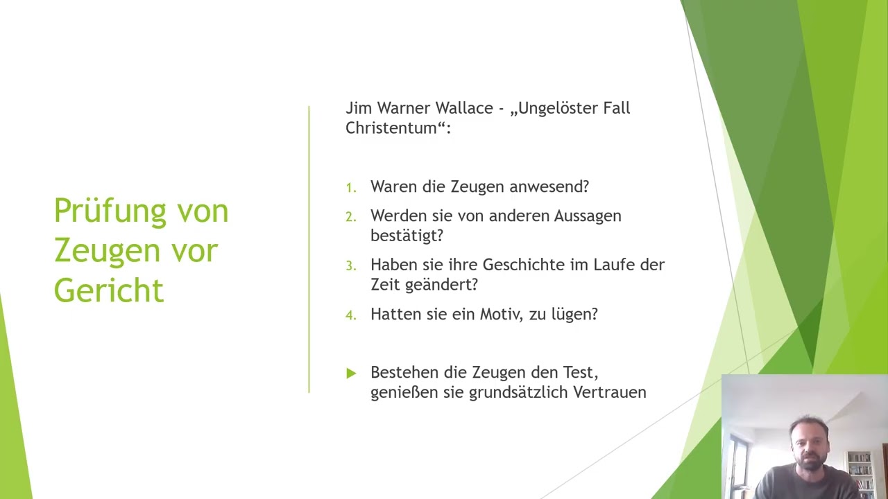 Sind die Berichte der Bibel &uuml;ber Jesus' Leben vertrauensw&uuml;rdig? - Eine Analyse der 4 Evangelien