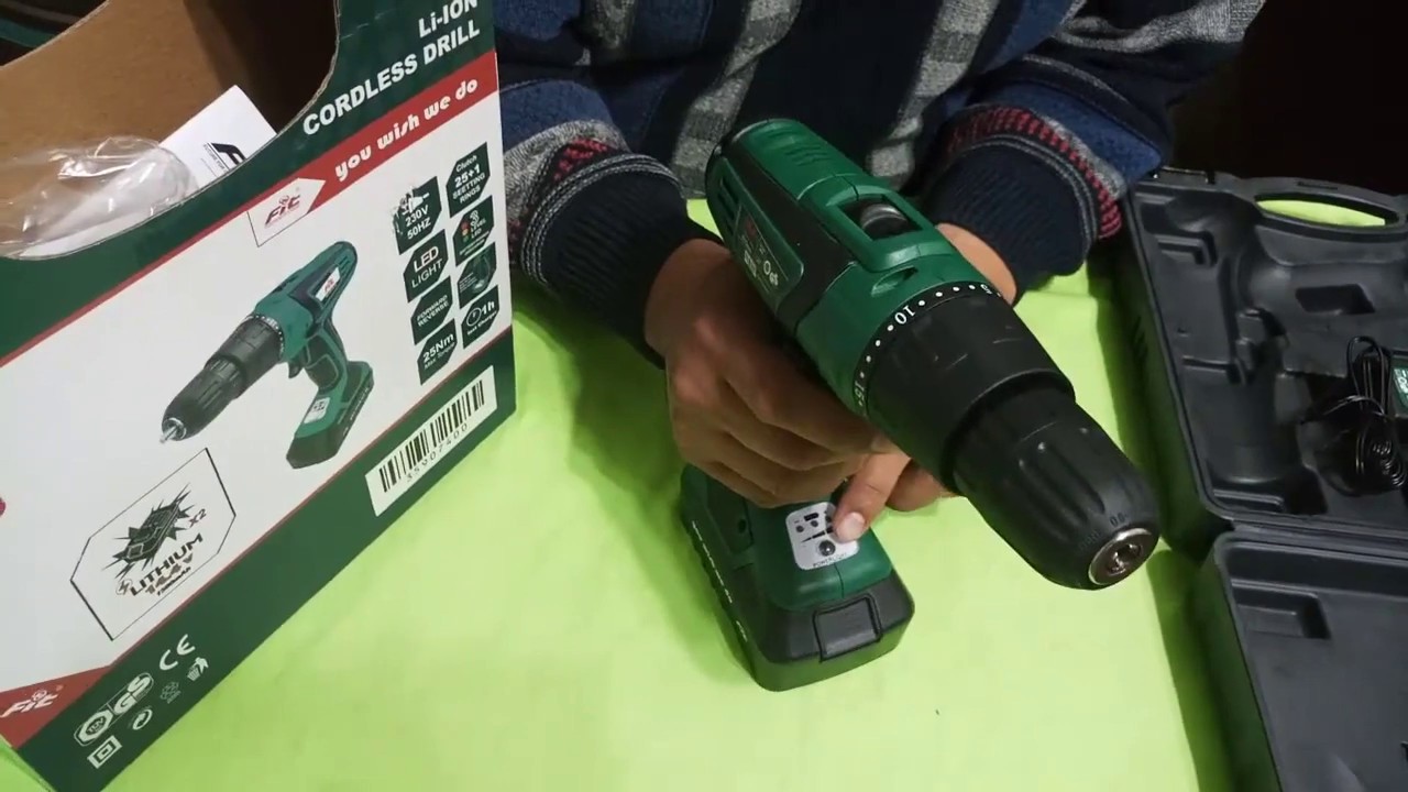 التعرف على إمكانيات  دريل ربط و فك بالبطارية من شركة فيت cordless drill review fit