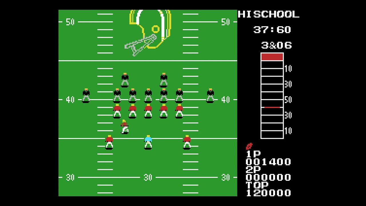 MSX Game: 10 Yard Fight (1986 Irem)