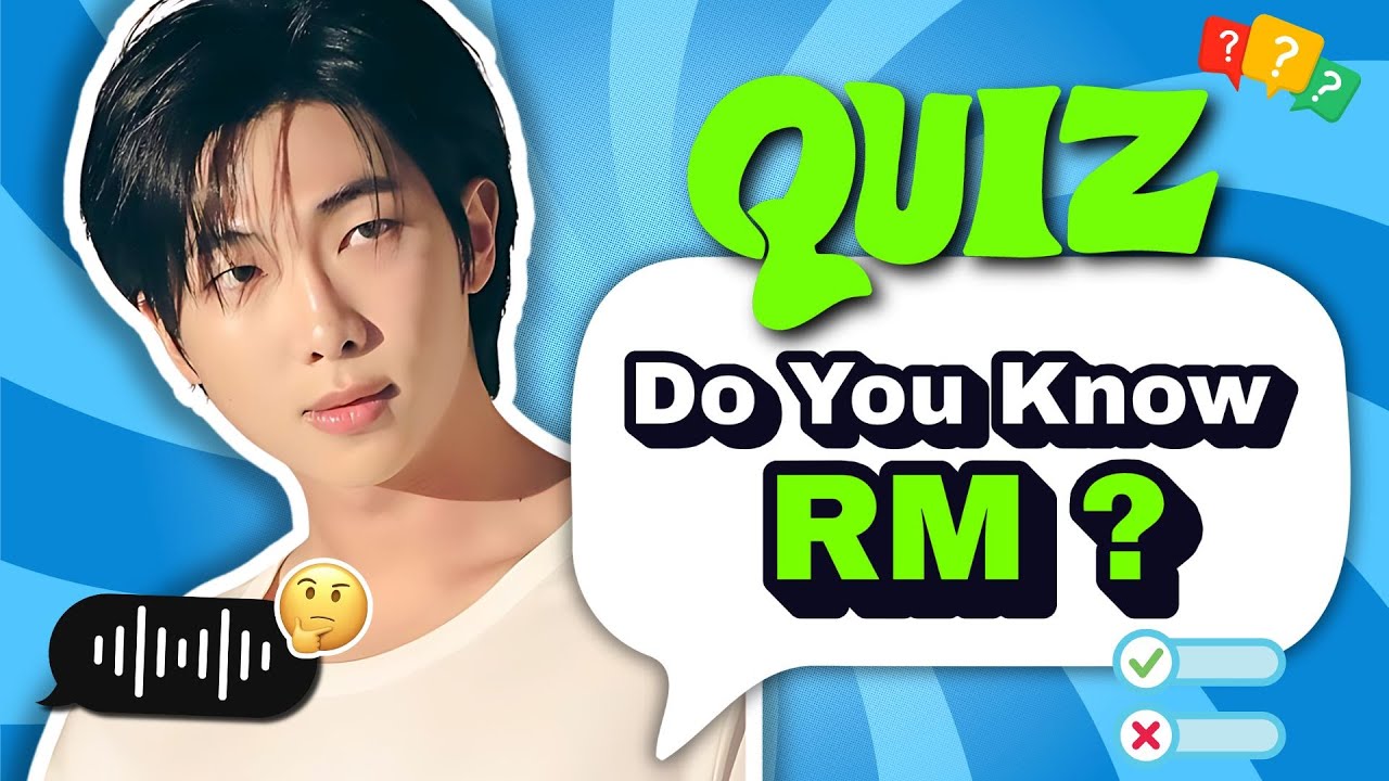 Викторина RM BTS | Насколько хорошо вы знаете RM? 🤔